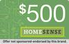 Get $500 Towards Homesense! -US, Incent, Email Submit RS