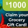 Win a $1,000 Grocery Gift Card - US, INCENT, Email Submit